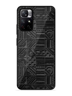 Seamless Pattern Glossy Metal Phone Cover for Xiaomi Redmi Note 11T (5G)