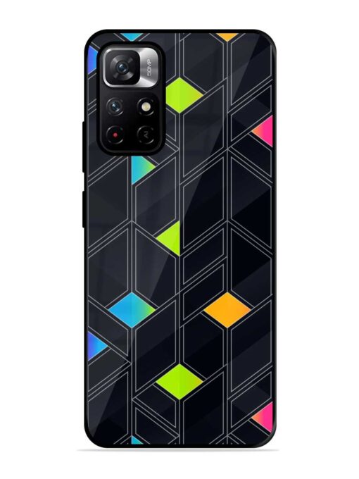 Abstract Mosaic Seamless Glossy Metal Phone Cover for Xiaomi Redmi Note 11T (5G) Zapvi