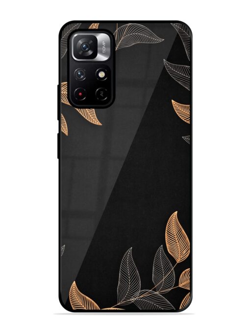 Foliage Art Glossy Metal Phone Cover for Xiaomi Redmi Note 11T (5G) Zapvi