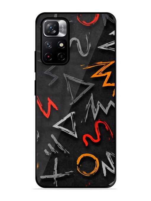 Grungy Graffiti Glossy Metal Phone Cover for Xiaomi Redmi Note 11T (5G)