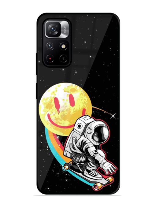 Astronaut Art Glossy Metal Phone Cover for Xiaomi Redmi Note 11T (5G) Zapvi