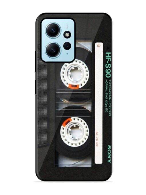 Sony Hf-S90 Cassette Glossy Metal Phone Cover for Xiaomi Redmi Note 12 (4G) Zapvi