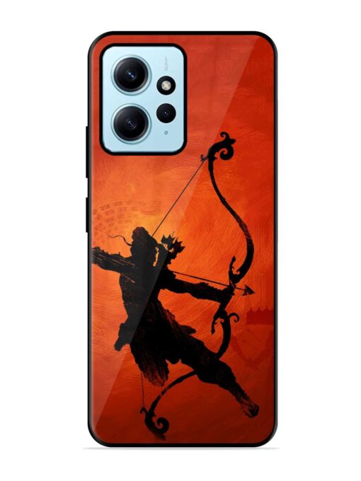 Illustration Lord Rama Glossy Metal Phone Cover for Xiaomi Redmi Note 12 (4G)