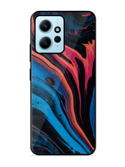 Liquefied Art Glossy Metal TPU Phone Cover for Xiaomi Redmi Note 12 (4G) Zapvi