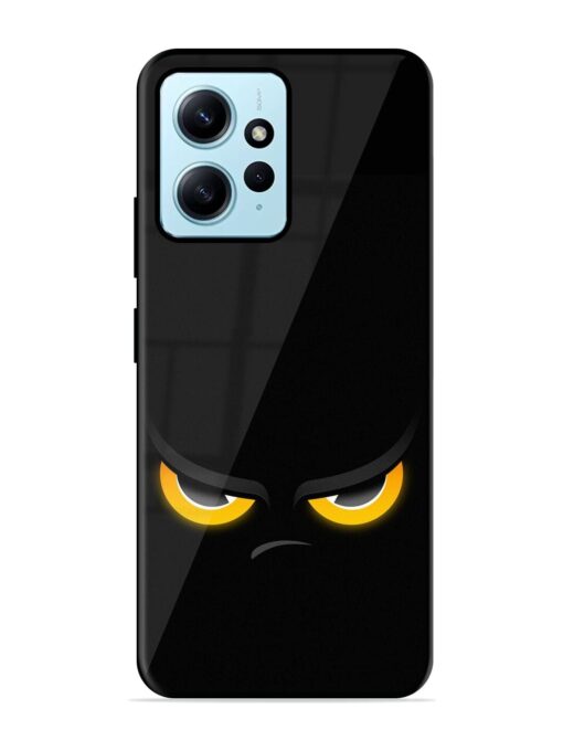 Scary Yellow Eye Glossy Metal TPU Phone Cover for Xiaomi Redmi Note 12 (4G)