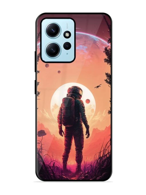 Red Sky At Morning Glossy Metal Phone Cover for Xiaomi Redmi Note 12 (4G)