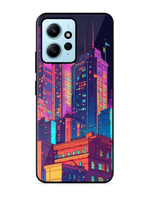 City View Glossy Metal Phone Cover for Xiaomi Redmi Note 12 (4G) Zapvi