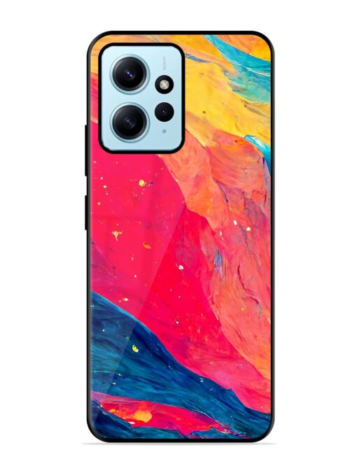 Starry Night Glossy Metal Phone Cover for Xiaomi Redmi Note 12 (4G)