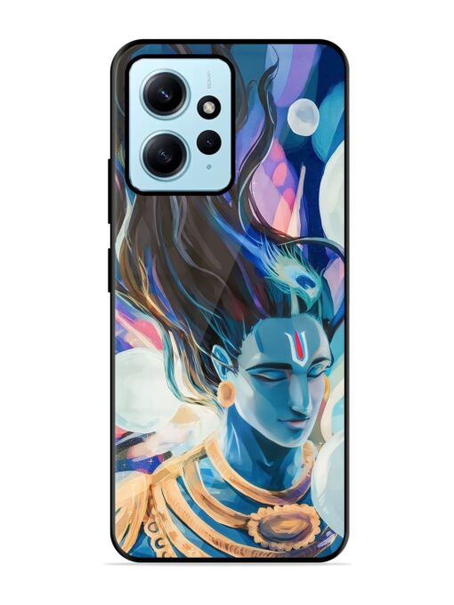 Bhagwan Sri Krishna Glossy Metal Phone Cover for Xiaomi Redmi Note 12 (4G)