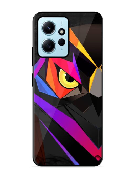 Wpap Owl Glossy Metal Phone Cover for Xiaomi Redmi Note 12 (4G)