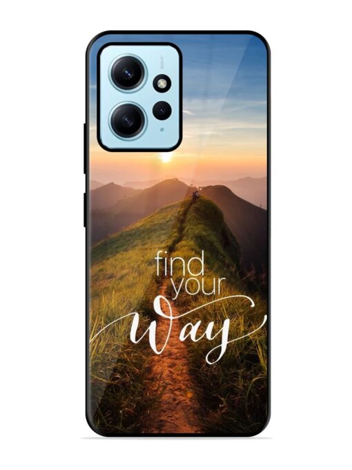 Find Your Way Glossy Metal Phone Cover for Xiaomi Redmi Note 12 (4G)