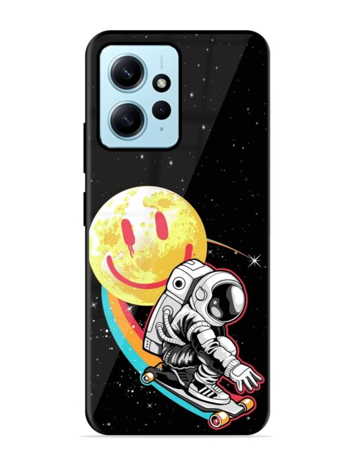 Astronaut Art Glossy Metal Phone Cover for Xiaomi Redmi Note 12 (4G)