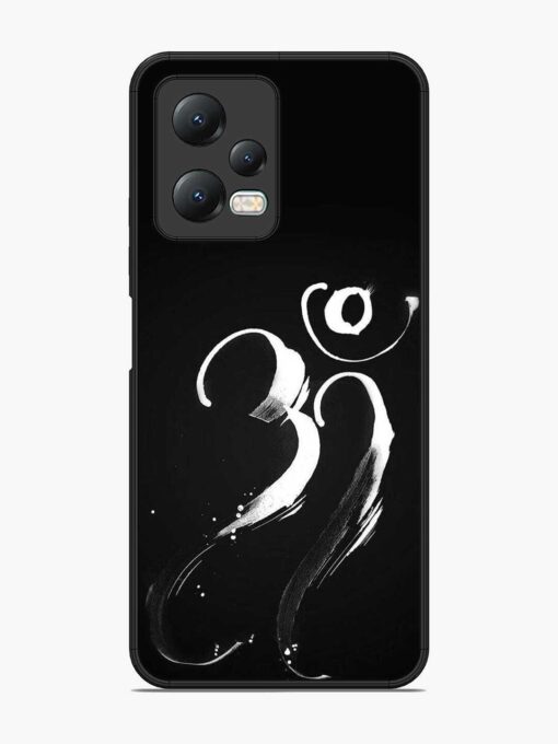 Om Logo Glossy Metal Phone Cover for Xiaomi Redmi Note 12 (5G) Zapvi