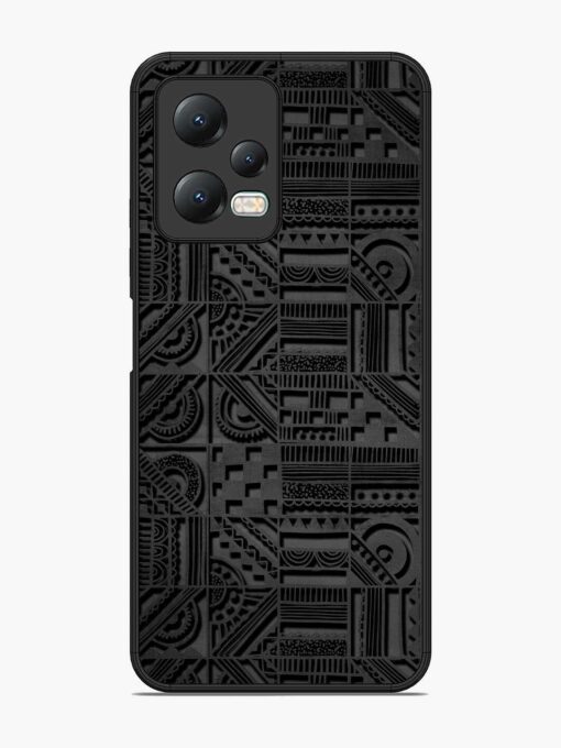 Seamless Pattern Glossy Metal Phone Cover for Xiaomi Redmi Note 12 (5G) Zapvi