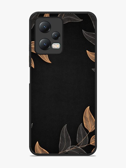 Foliage Art Glossy Metal Phone Cover for Xiaomi Redmi Note 12 (5G) Zapvi