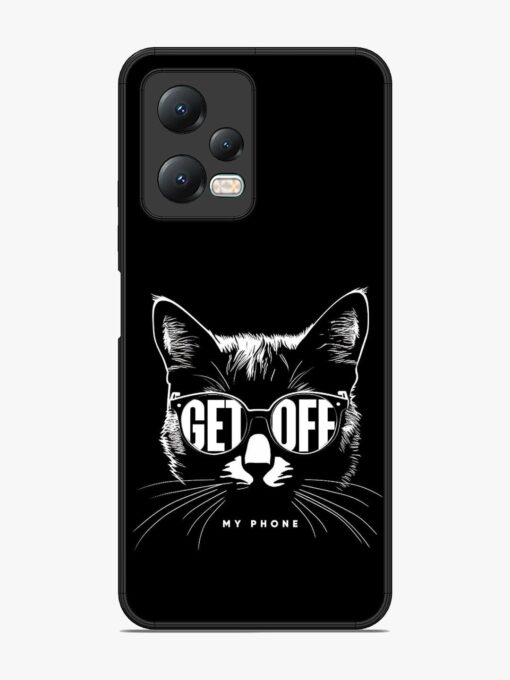 Get Off Glossy Metal TPU Phone Cover for Xiaomi Redmi Note 12 (5G) Zapvi