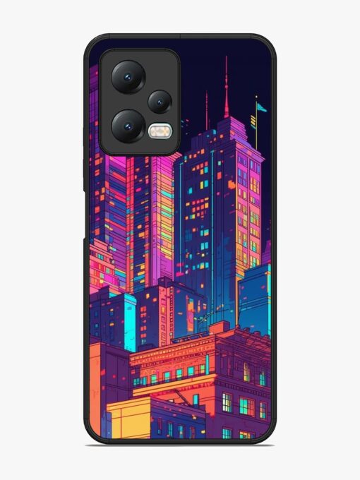 City View Glossy Metal Phone Cover for Xiaomi Redmi Note 12 (5G) Zapvi