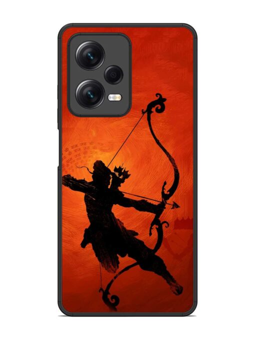 Illustration Lord Rama Glossy Metal Phone Cover for Xiaomi Redmi Note 12 Pro (5G)