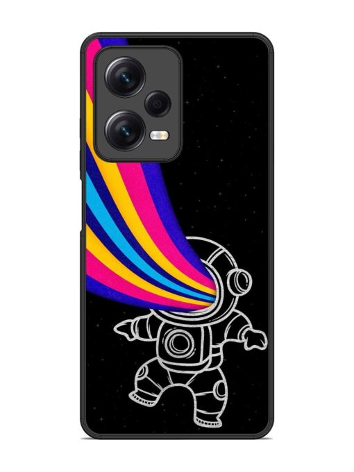 Astronaut Glossy Metal TPU Phone Cover for Xiaomi Redmi Note 12 Pro (5G) Zapvi