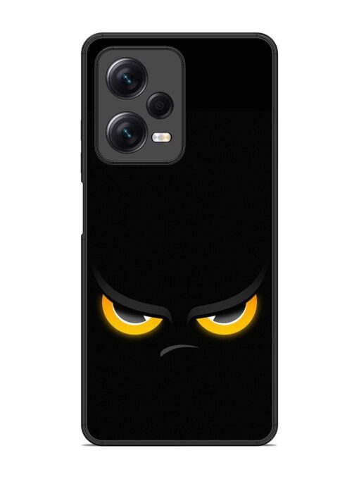 Scary Yellow Eye Glossy Metal TPU Phone Cover for Xiaomi Redmi Note 12 Pro (5G)