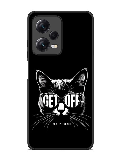 Get Off Glossy Metal TPU Phone Cover for Xiaomi Redmi Note 12 Pro (5G)