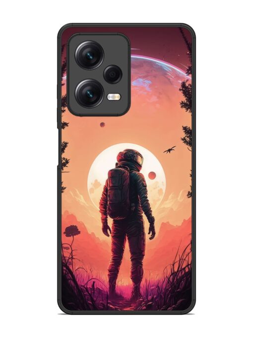 Red Sky At Morning Glossy Metal Phone Cover for Xiaomi Redmi Note 12 Pro (5G)