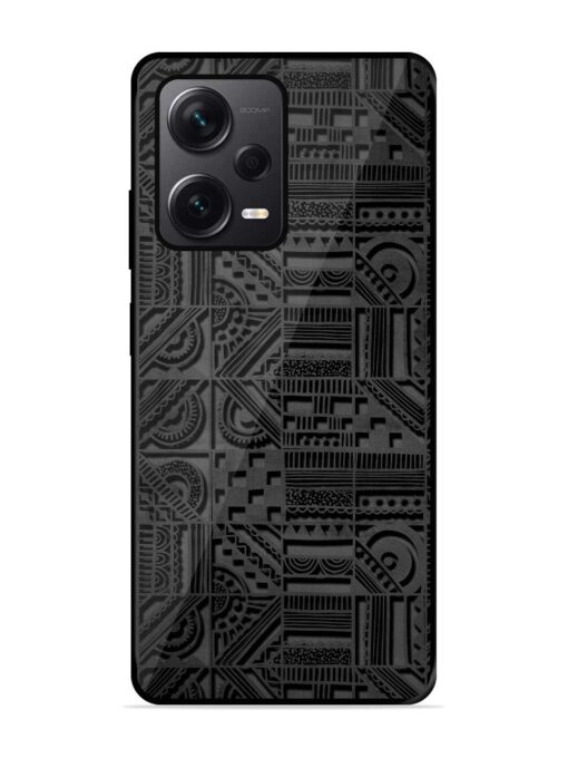 Seamless Pattern Glossy Metal Phone Cover for Xiaomi Redmi Note 12 Pro Plus (5G) Zapvi