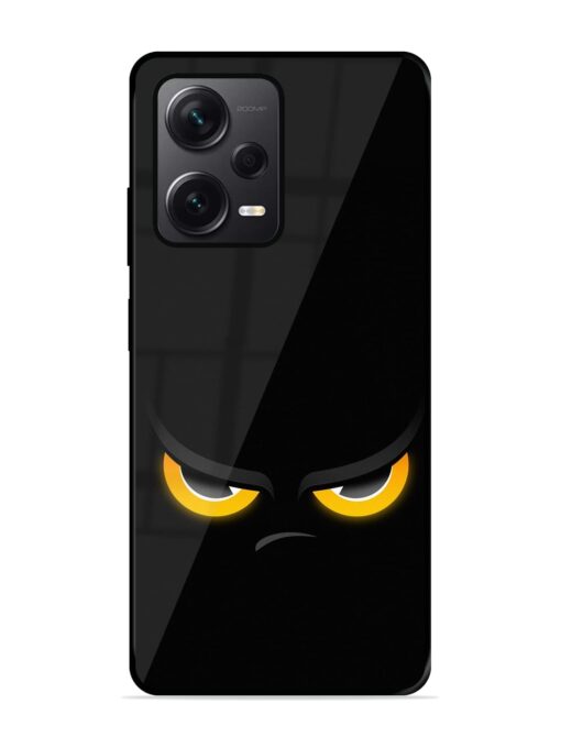 Cartoon Eye Glossy Metal Phone Cover for Xiaomi Redmi Note 12 Pro Plus (5G)