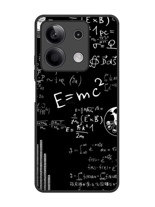 E=Mc2 Mass?Energy Equivalence Glossy Metal Phone Cover for Xiaomi Redmi Note 13 (5G) Zapvi