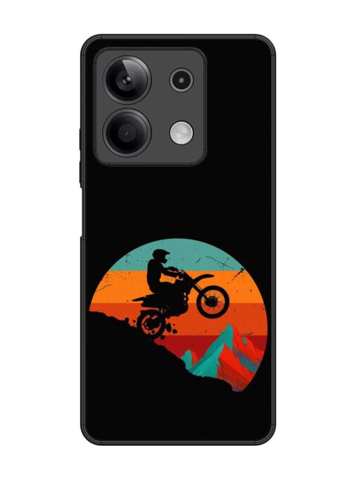 Mountain Bike Glossy Metal Phone Cover for Xiaomi Redmi Note 13 (5G) Zapvi