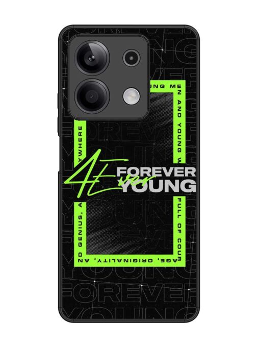 Forever Young Glossy Metal Phone Cover for Xiaomi Redmi Note 13 (5G) Zapvi