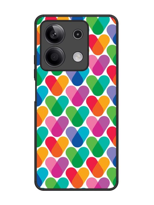 Overlapping Colors Colorful Glossy Metal TPU Phone Cover for Xiaomi Redmi Note 13 (5G) Zapvi