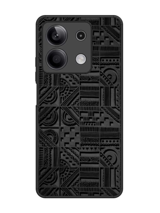 Seamless Pattern Glossy Metal Phone Cover for Xiaomi Redmi Note 13 (5G)