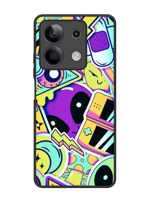 Scratch Art Glossy Metal Phone Cover for Xiaomi Redmi Note 13 (5G) Zapvi