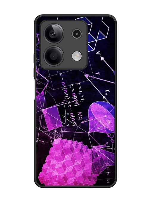 Math Physics Formula Art Glossy Metal Phone Cover for Xiaomi Redmi Note 13 (5G) Zapvi