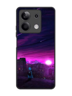 Empty Attempt Glossy Metal Phone Cover for Xiaomi Redmi Note 13 (5G)