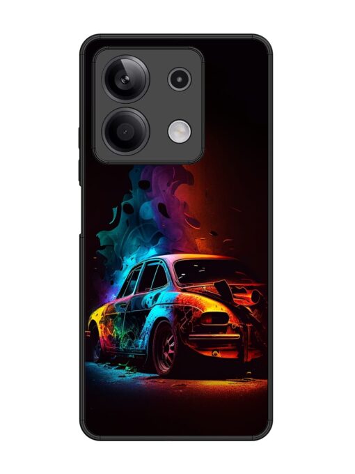 High Classic Car Art Glossy Metal Phone Cover for Xiaomi Redmi Note 13 (5G) Zapvi