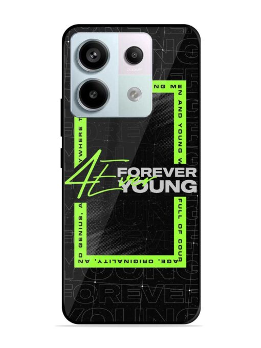 Forever Young Glossy Metal Phone Cover for Xiaomi Redmi Note 13 Pro (5G) Zapvi