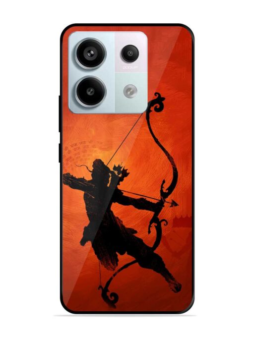 Illustration Lord Rama Glossy Metal Phone Cover for Xiaomi Redmi Note 13 Pro (5G) Zapvi