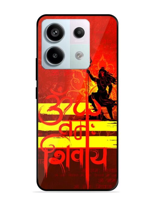 Illustration Lord Shiva Glossy Metal TPU Phone Cover for Xiaomi Redmi Note 13 Pro (5G) Zapvi