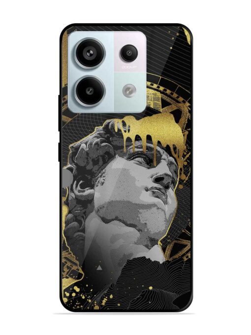 Roman Face Glossy Metal Phone Cover for Xiaomi Redmi Note 13 Pro (5G) Zapvi