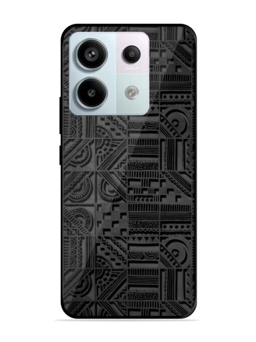 Seamless Pattern Glossy Metal Phone Cover for Xiaomi Redmi Note 13 Pro (5G) Zapvi