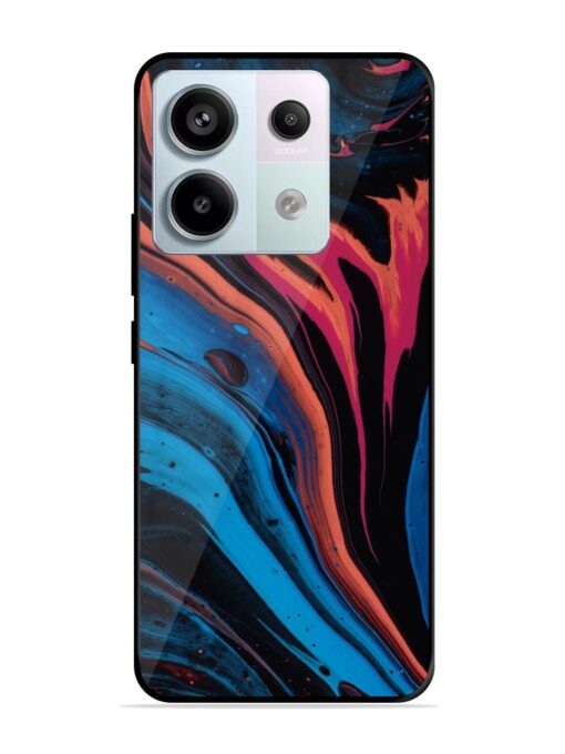 Liquefied Art Glossy Metal TPU Phone Cover for Xiaomi Redmi Note 13 Pro (5G) Zapvi