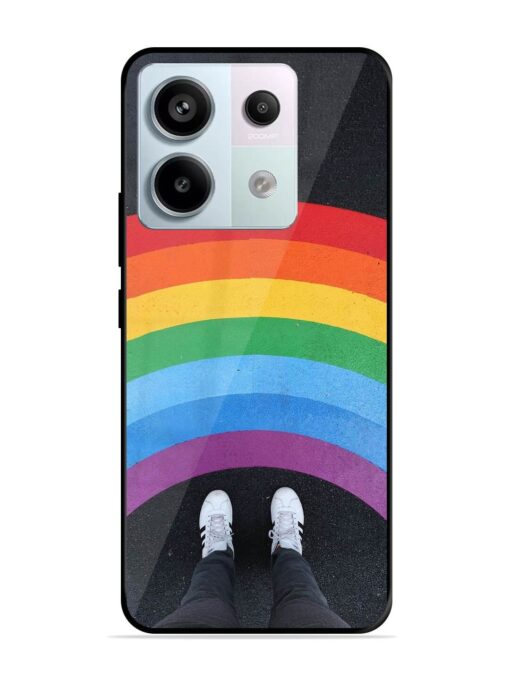 Legs Rainbow Glossy Metal TPU Phone Cover for Xiaomi Redmi Note 13 Pro (5G) Zapvi