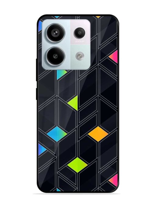 Abstract Mosaic Seamless Glossy Metal Phone Cover for Xiaomi Redmi Note 13 Pro (5G) Zapvi