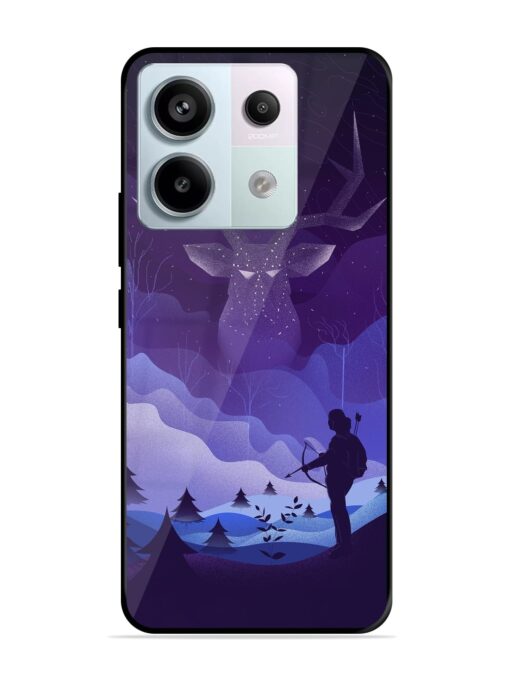 Deer Forest River Glossy Metal Phone Cover for Xiaomi Redmi Note 13 Pro (5G) Zapvi