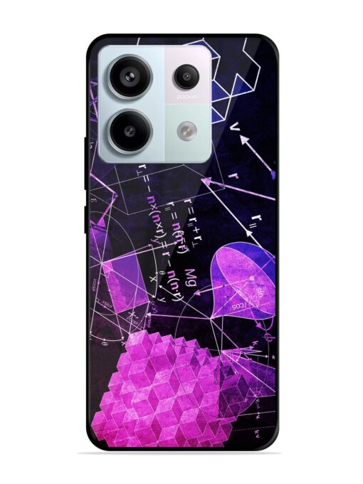 Math Physics Formula Art Glossy Metal Phone Cover for Xiaomi Redmi Note 13 Pro (5G) Zapvi