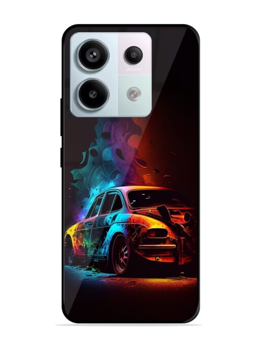 High Classic Car Art Glossy Metal Phone Cover for Xiaomi Redmi Note 13 Pro (5G) Zapvi