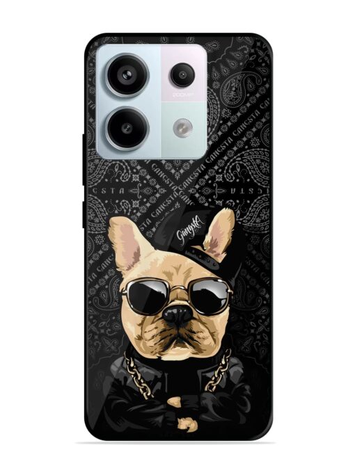 Gangsta Cool Sunmetales Dog Glossy Metal Phone Cover for Xiaomi Redmi Note 13 Pro (5G) Zapvi