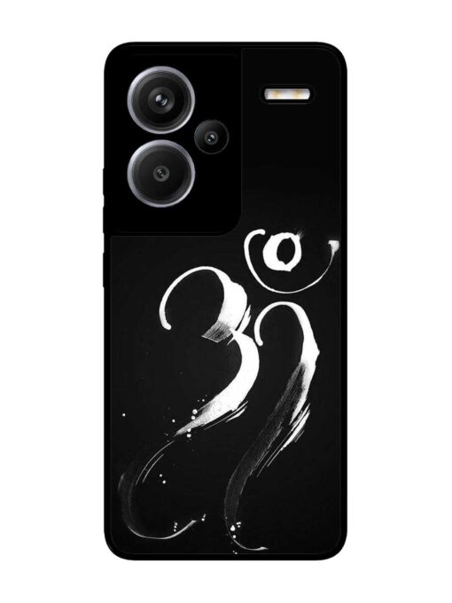 Om Logo Glossy Metal Phone Cover for Xiaomi Redmi Note 13 Pro Plus (5G) Zapvi